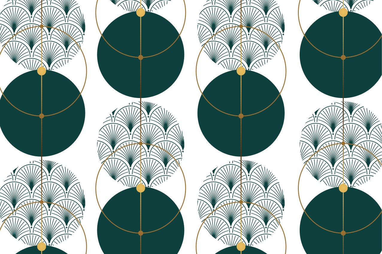 Elegant geometric concept elegantna pogrinjek - TenStickers