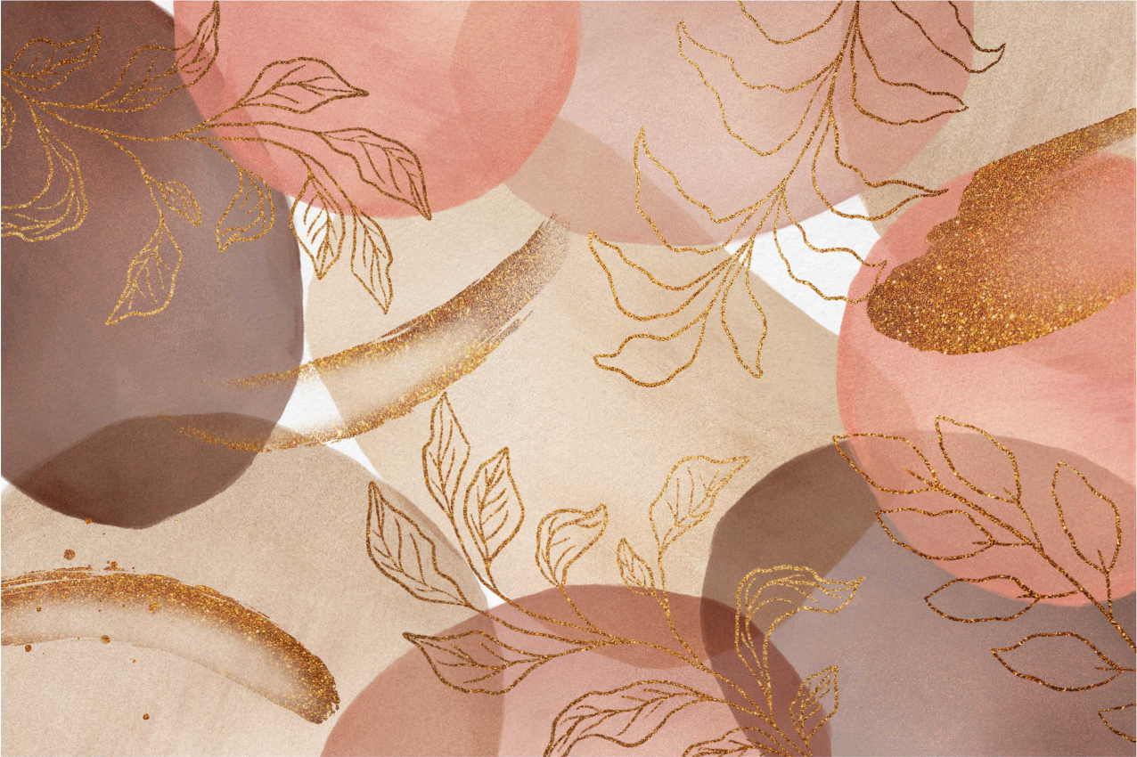 Glamur stil abstrakcija elegantni pogrinjki - TenStickers