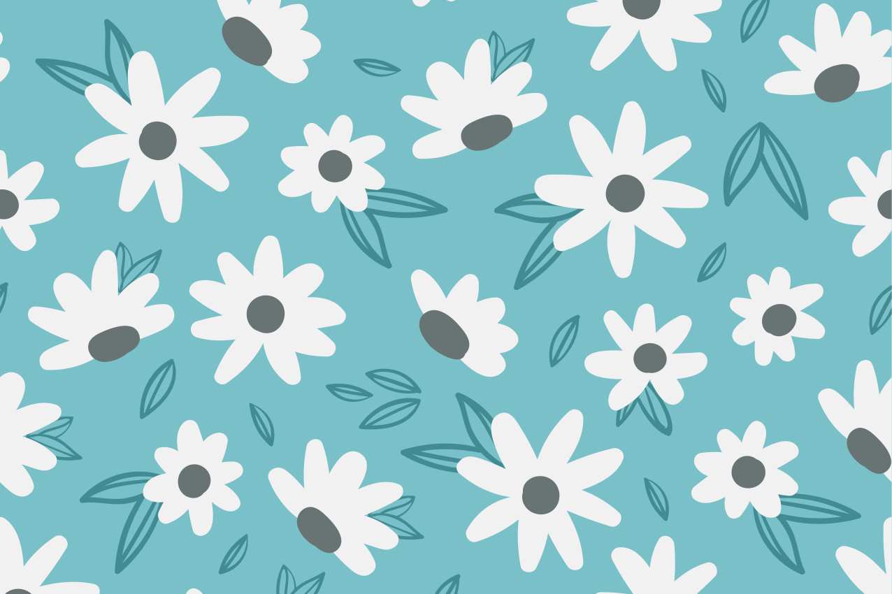 Floral print table cover izvirna jedilna podloga - TenStickers