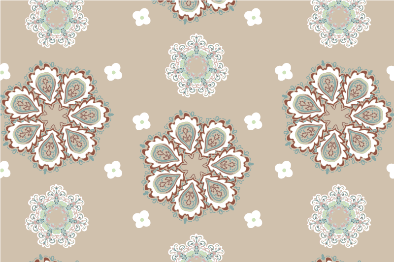 Elegant floral patterns teksturni pogrinjek - TenStickers