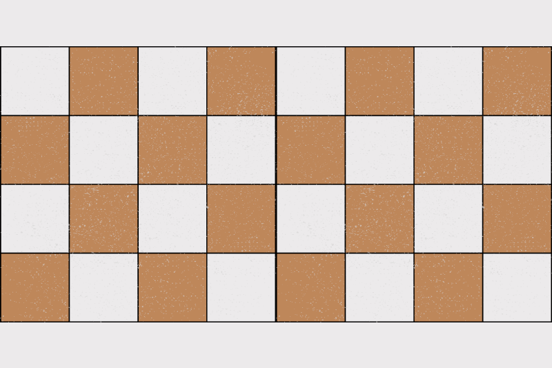 Checkerboard pattern layout teksturna pogrinjek - TenStickers
