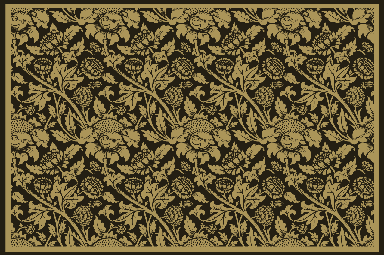 Botanical elegance elegantna pogrinjek - TenStickers