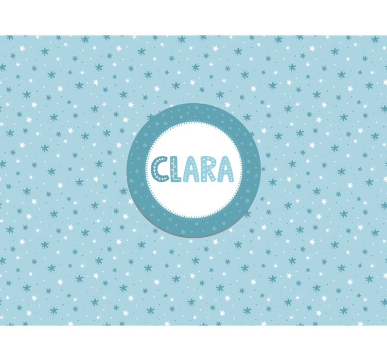 Vzorec zvezd fototapeta otroška - TenStickers