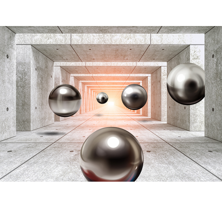 Futuristični stenski stenski zidni fototapeta - TenStickers