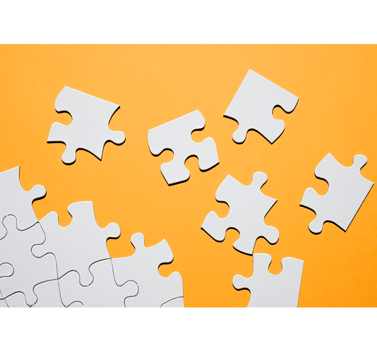 Kos sestavljanke abstraktne stenske fototapeta - TenStickers