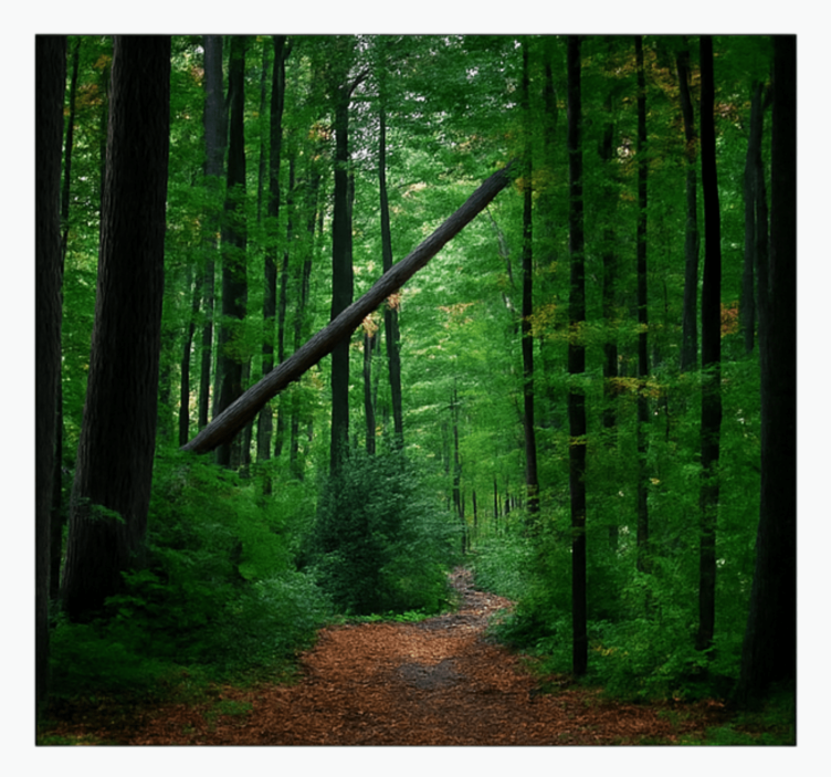 Zeleno gozdno oblikovanje Tapeta džungle - TenStickers