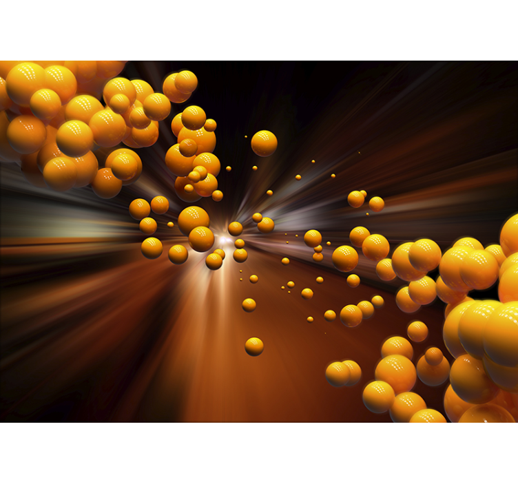 Dirka skozi predor 3d stenske stene - TenStickers