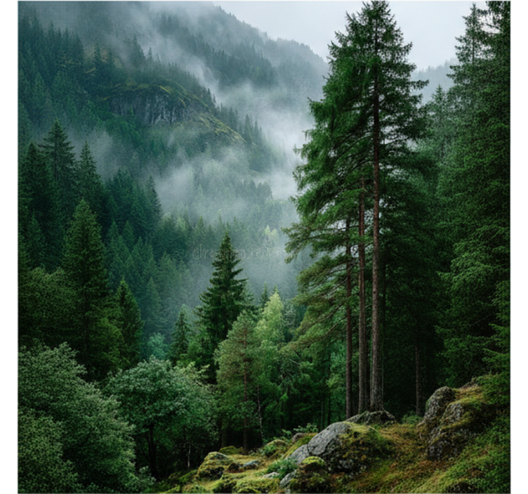 The moody choice fototapeta gozd - TenStickers