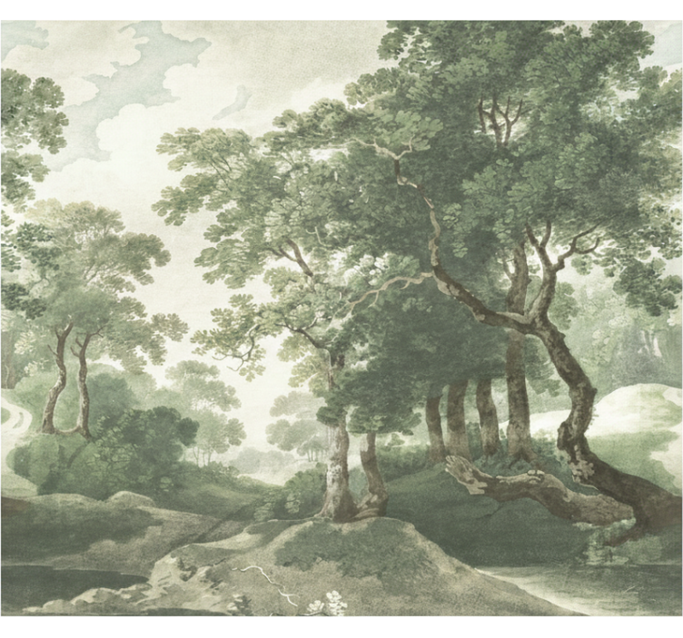 Classic timeless nature fototapeta gozd - TenStickers