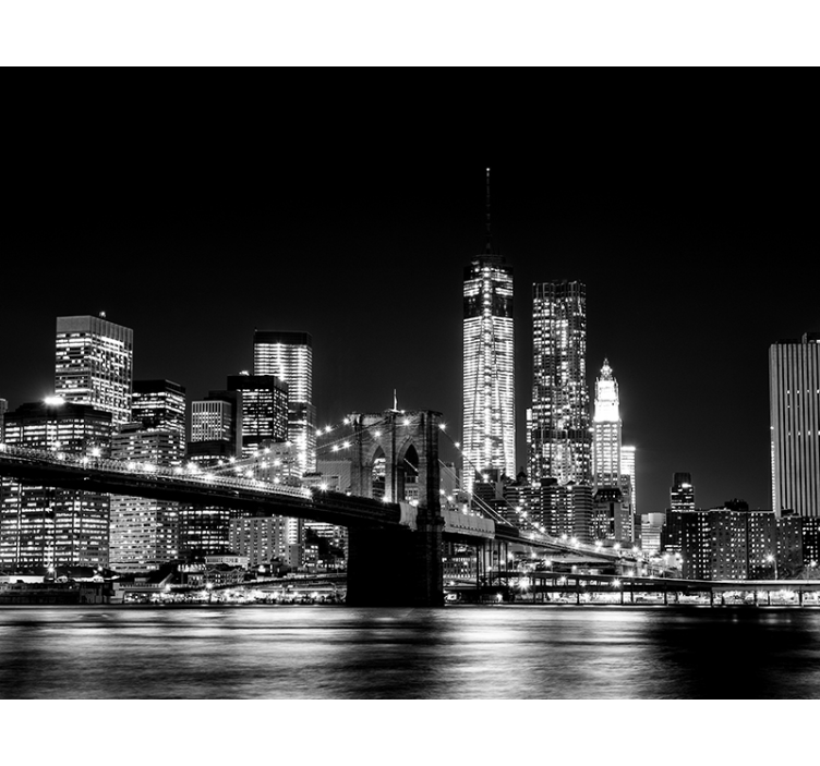 New york vzhodna reka new york wall fototapeta - TenStickers