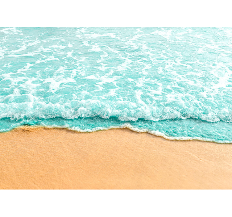 3d valovi morskega zidnega stena - TenStickers