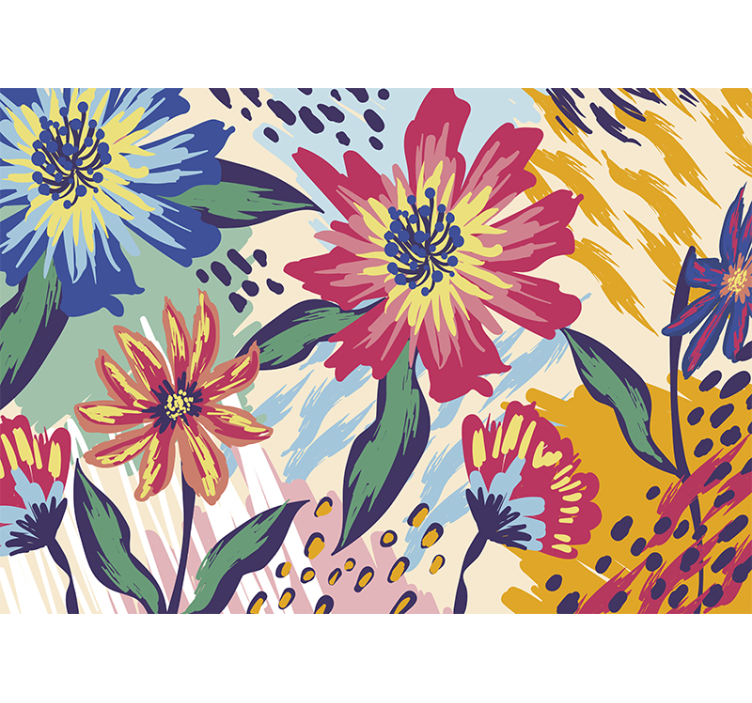 Van gogh cvetovi klasični stenski stenski umetniški steni - TenStickers