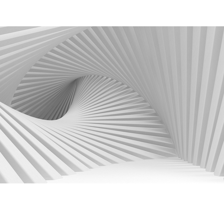 Valovi stopnic 3d stenski fototapeta - TenStickers