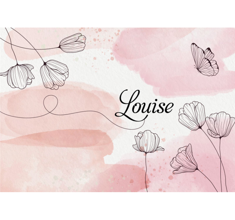 čudovite rože z zidno fototapeta po meri - TenStickers