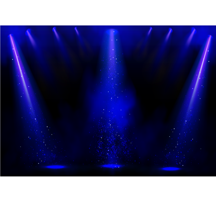 Spotlight particles effect abstraktni fototapeti - TenStickers