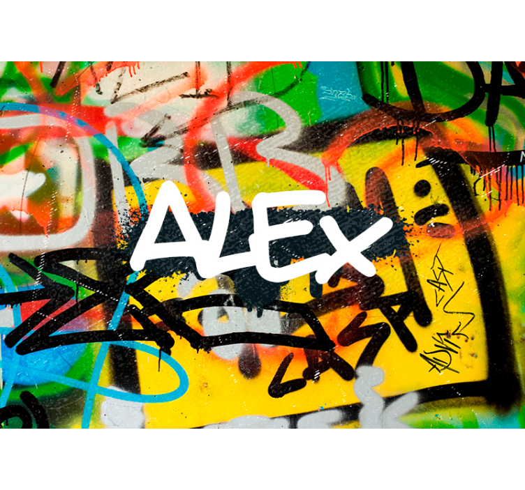 Customizable urban spray - fototapete z graffiti motivi - TenStickers