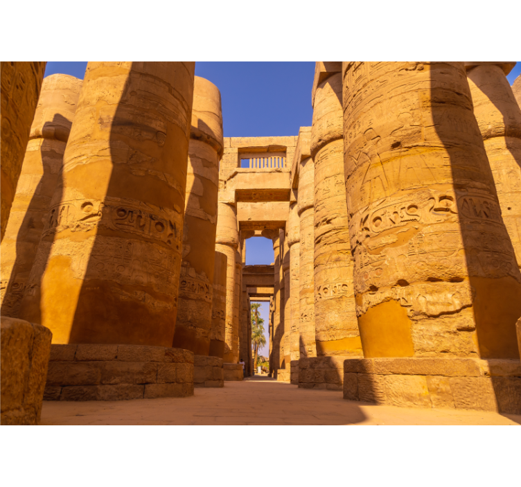 Egiptovski stebri klasična umetniška stenska stena - TenStickers