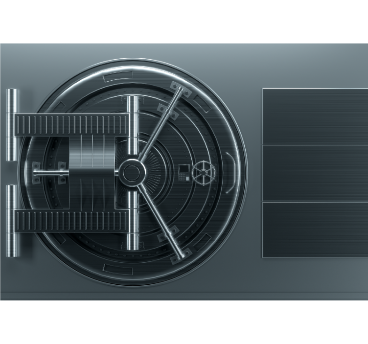 Stenska poslikava poslovni trezor pisarniška stena - TenStickers