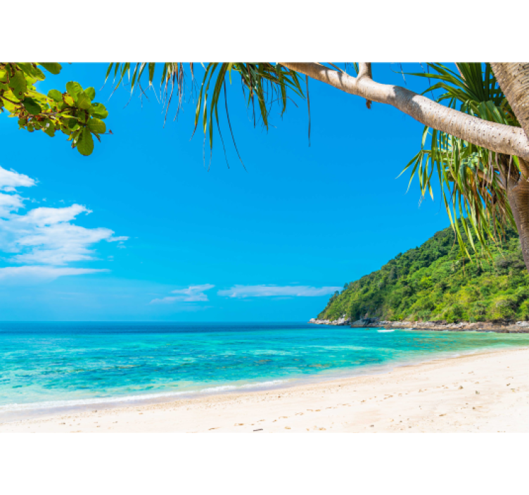 Tropska obalna pokrajina Fototapete z morjem - TenStickers