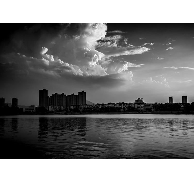 Urbani odsev obzorja Fototapete mest in držav - TenStickers