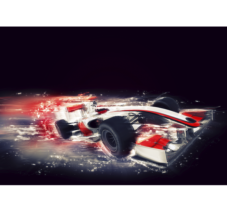 Stenska stena za avto bolide formula 1 - TenStickers