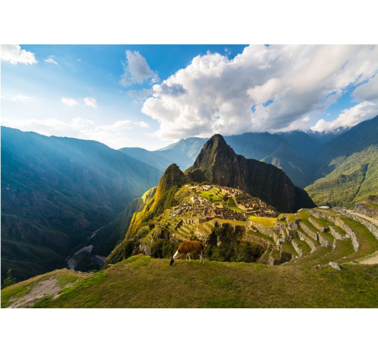 Machu picchu panorama stenske poslikave - TenStickers