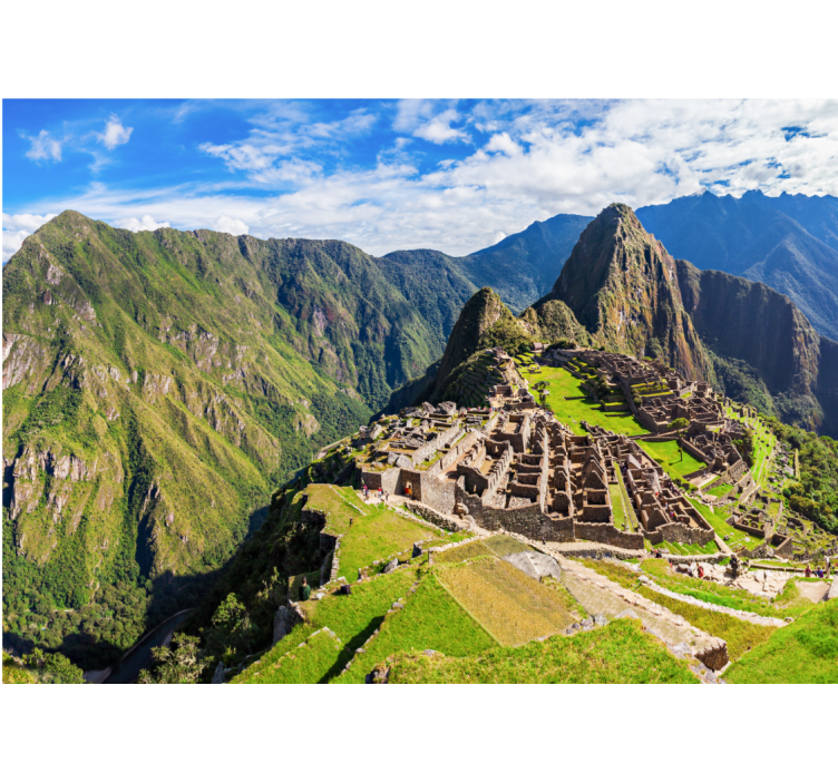 Razgled na machu picchu Fototapete mest in držav - TenStickers