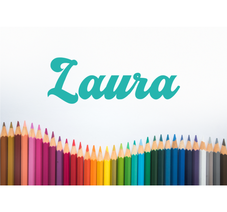 Name in cursive personalizirana fototapeta - TenStickers