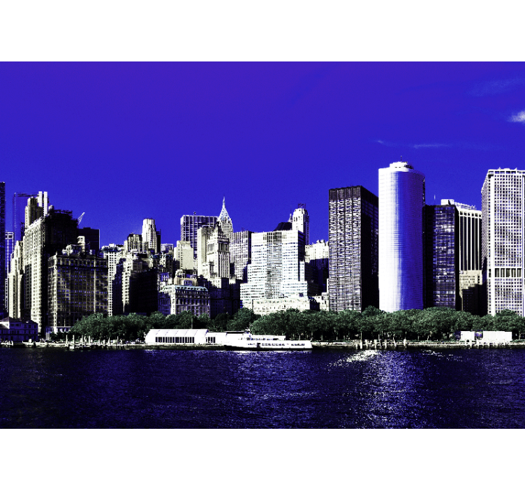 Skyline new yorka fototapeta - TenStickers