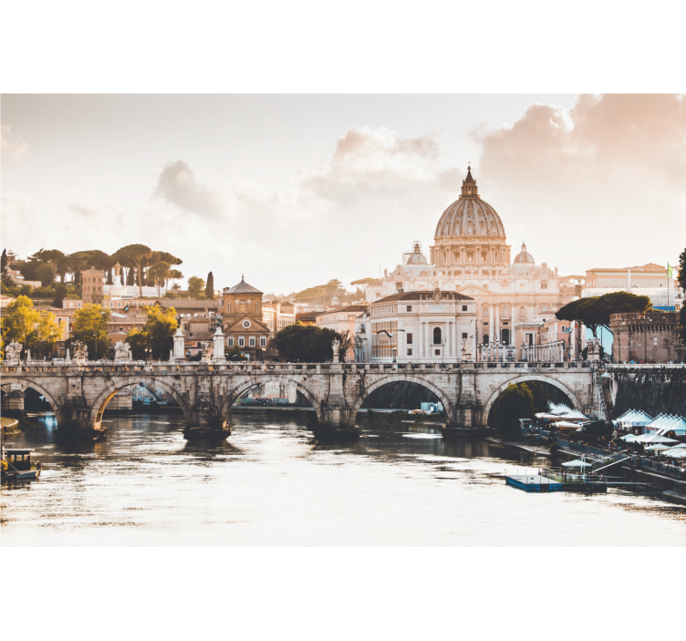 Zgodovinska rimska arhitektura Fototapete mest in držav - TenStickers