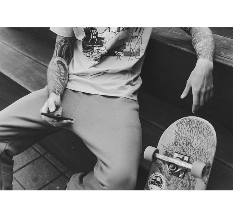 Rolkarski urbani stil Fototapete z drugimi mesti in državami - TenStickers