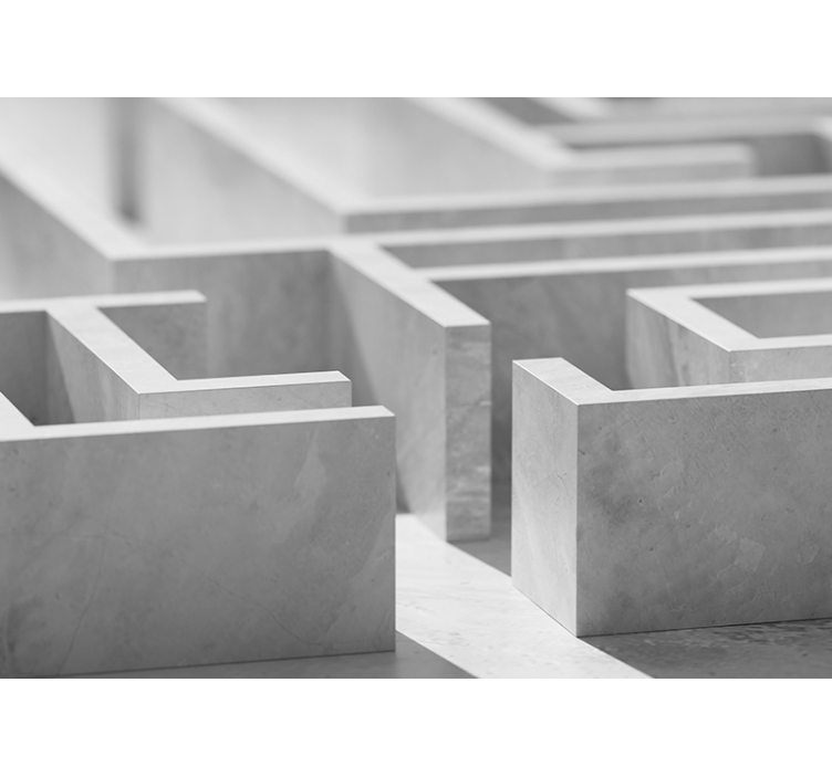 Maze structure details abstraktni fototapeti - TenStickers