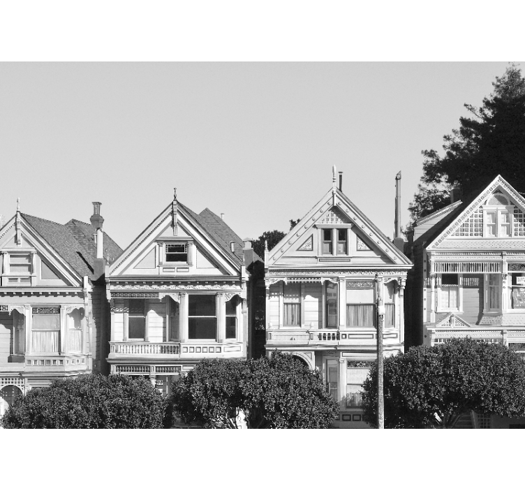 Viktorijanska hišna vrsta Fototapete mest in držav - TenStickers