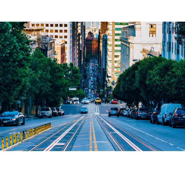 Urban street view fototapete mest in držav - TenStickers