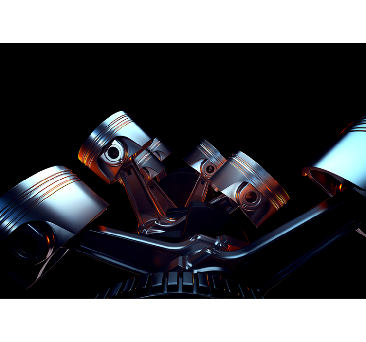 Motor iz stenske slike avtomobila - TenStickers