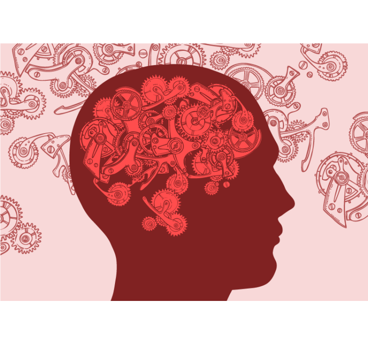 Ustvarjalni mehanizmi uma Fototapeta umetnost - TenStickers