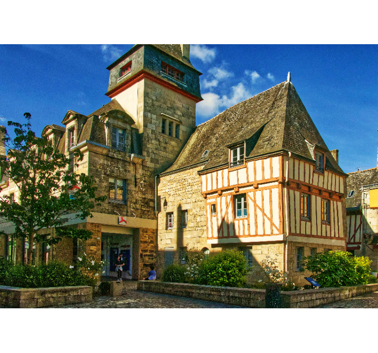 Historic french architecture fototapete mest in držav - TenStickers