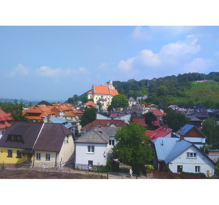 Očarljiva podeželska vas Fototapete mest in držav - TenStickers