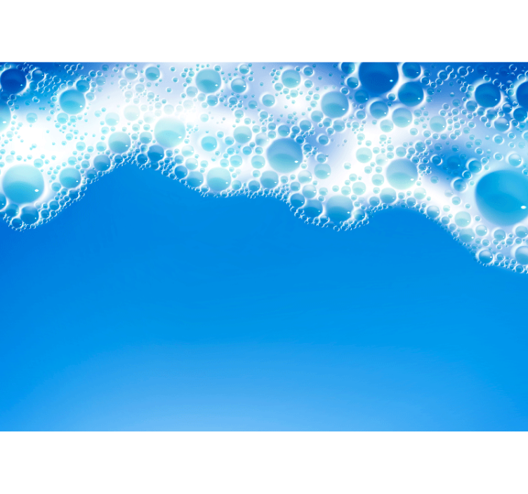 Bubble wave design fototapete narava - TenStickers