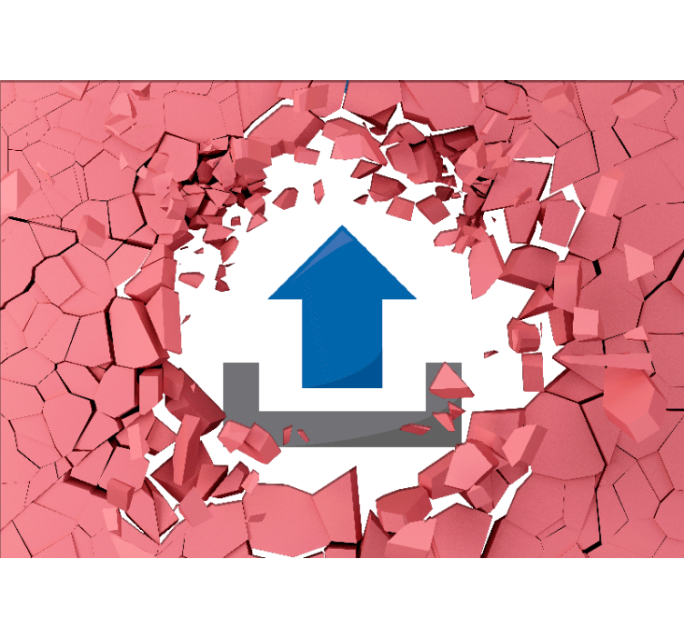 Breaking through walls fototapete z 3d učinki - TenStickers