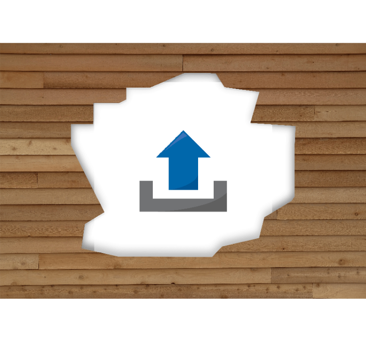 Lomljen stenski les s foto steno po meri - TenStickers