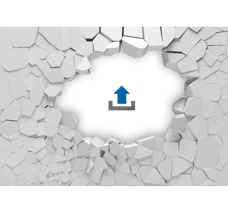 Shark breaking through fototapeta z vozili - TenStickers