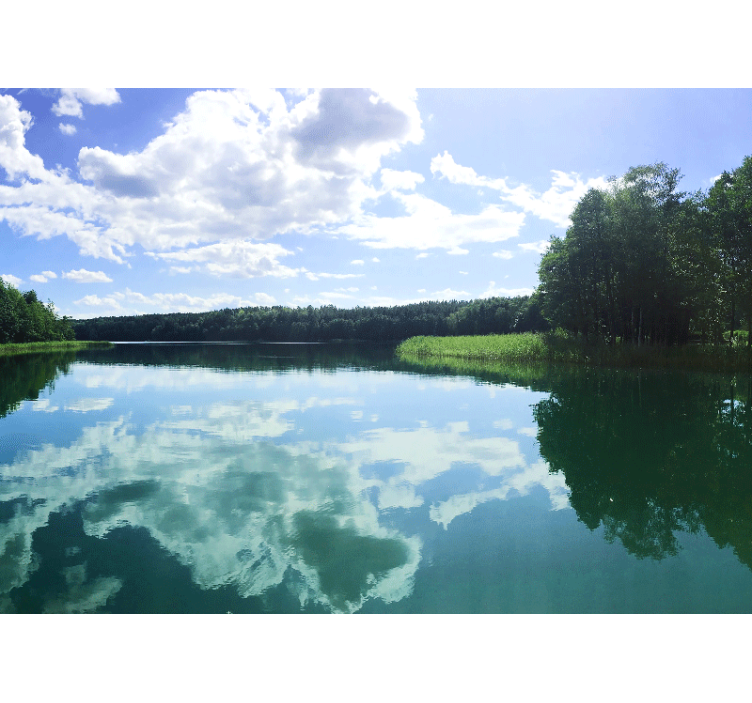 Spokojen odsev Fototapeta z jezeri - TenStickers