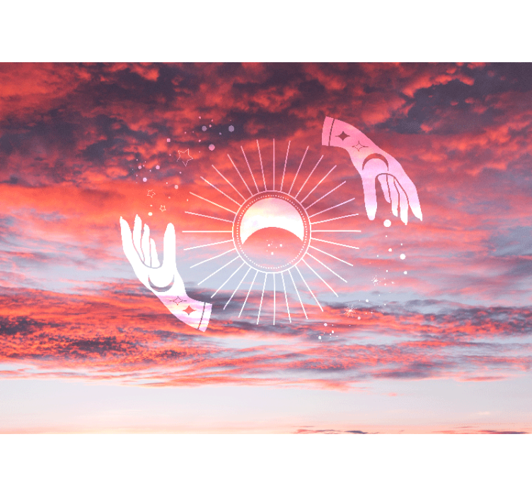 Cosmic embrace fototapeta s citati - TenStickers