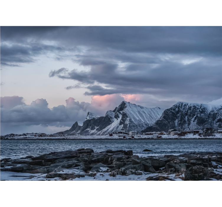 Icy summit crests stenske poslikave - TenStickers