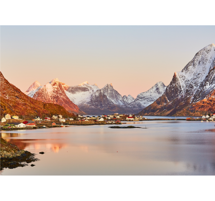 Lofoten islands norveški zidni zid - TenStickers