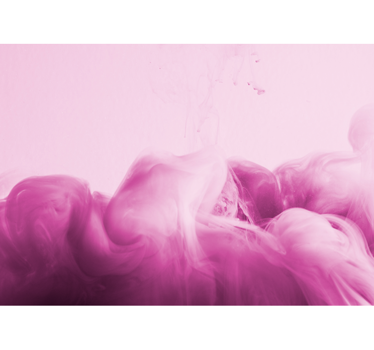 Pink smoke flow abstraktni fototapeti - TenStickers