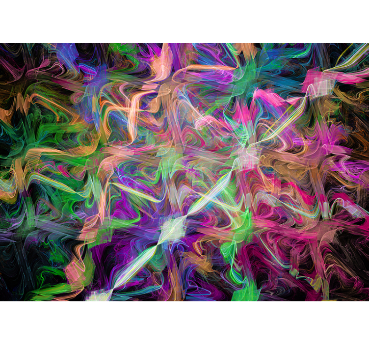 Vibrant abstract swirls abstraktni fototapeti - TenStickers