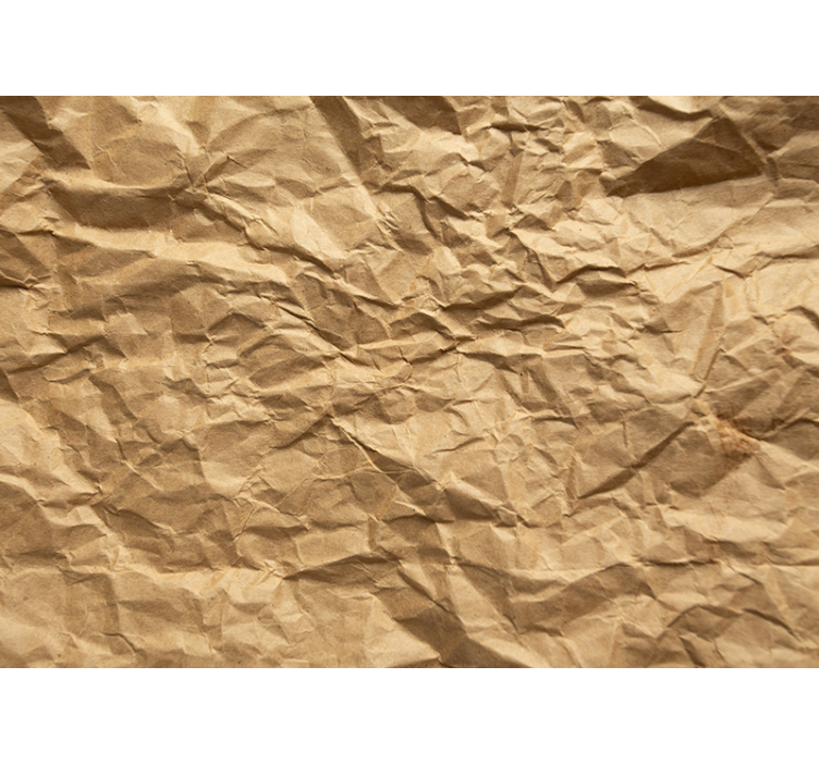 Crumpled brown surface fototapete s teksturami - TenStickers