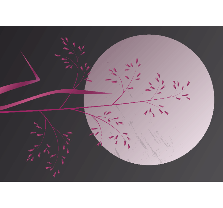 Serene botanical motif fototapeta za zen okolje - TenStickers